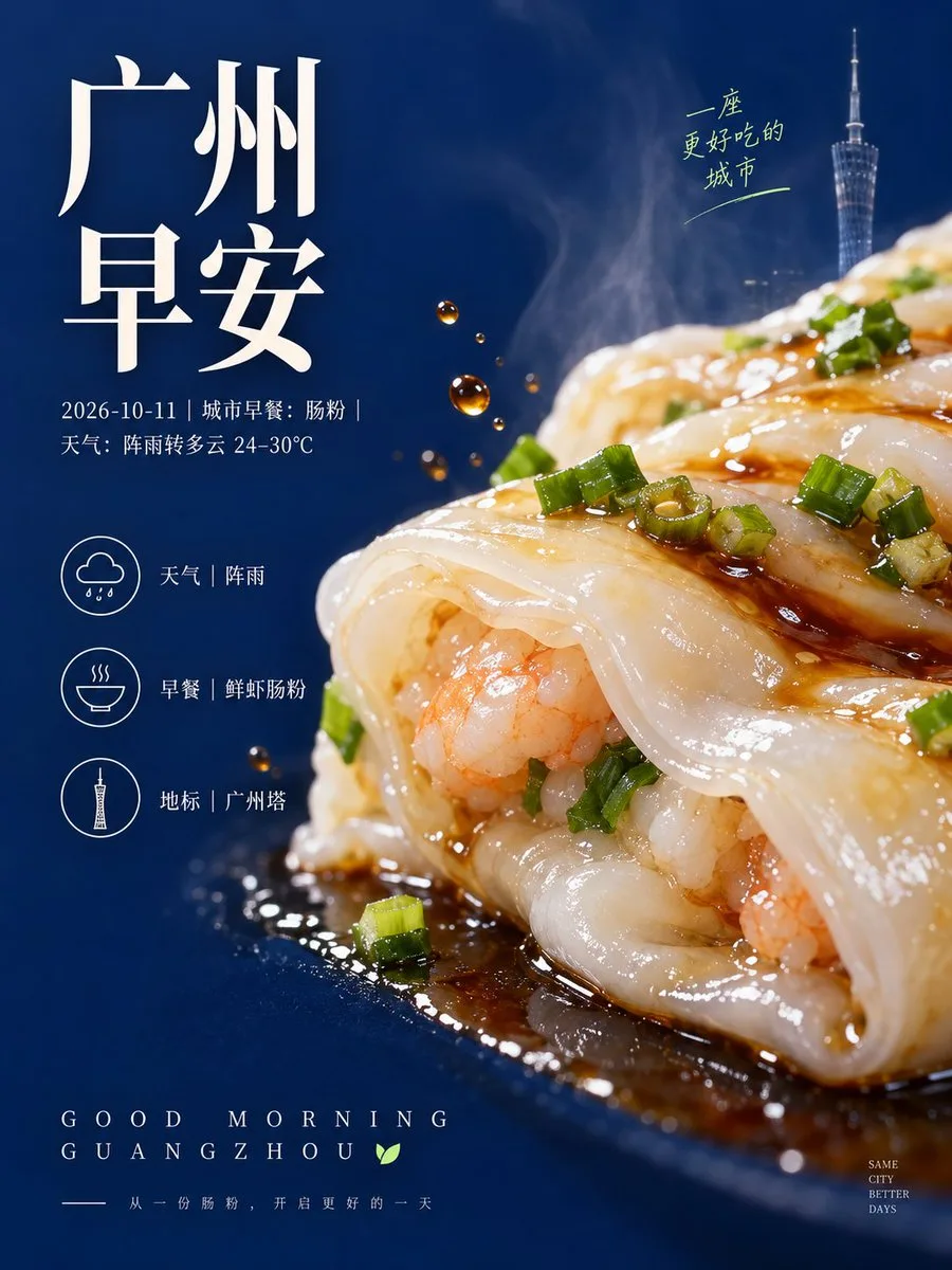Close-up of steaming Shanghai pan-fried buns with city skyline background. (4)