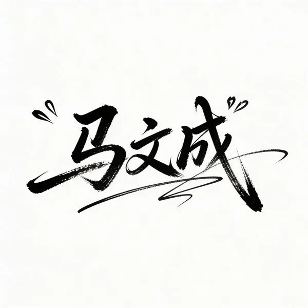 Elegant cursive fountain pen signature font design on a white background