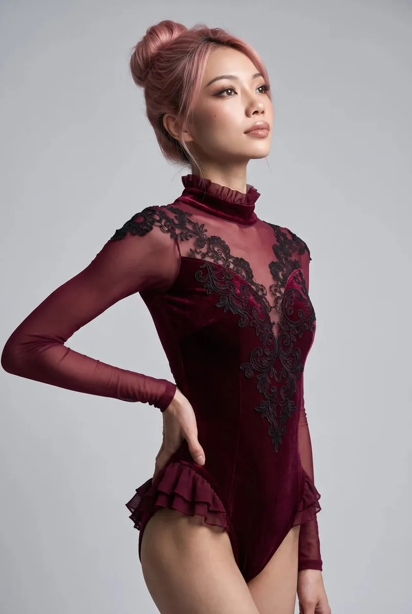 Social Media Post - Red Velvet Leotard Portrait Comparison (4)